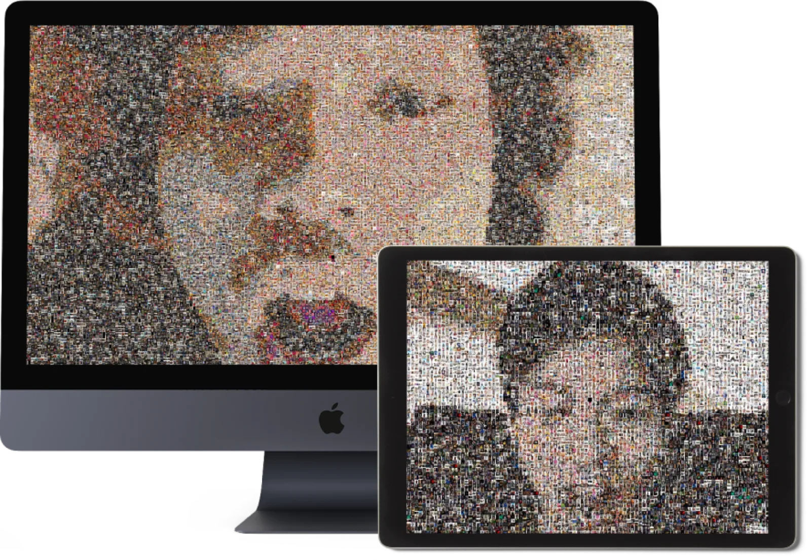 A face rebuilt from five thousand other faces