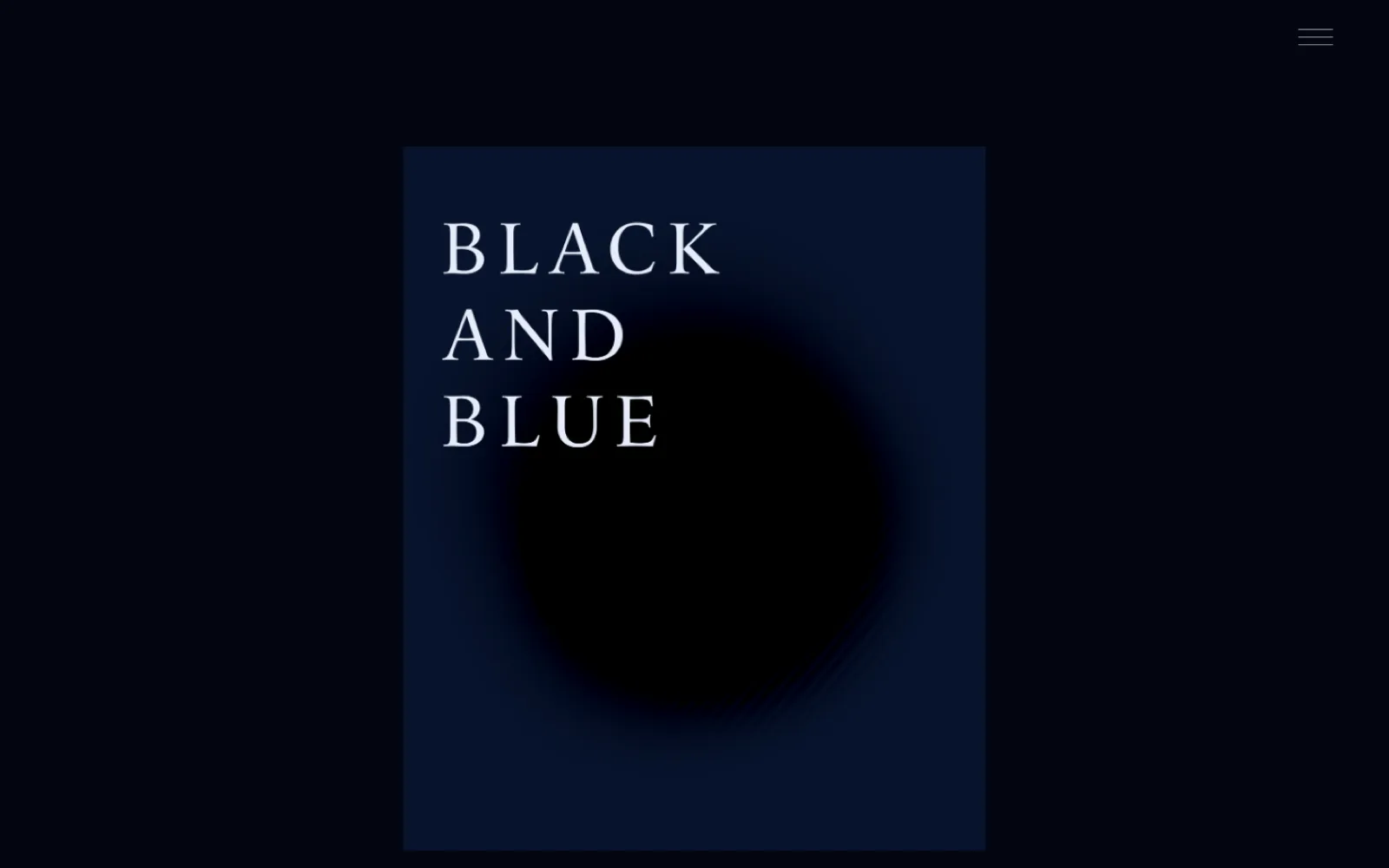 展示ページ — Black and Blue